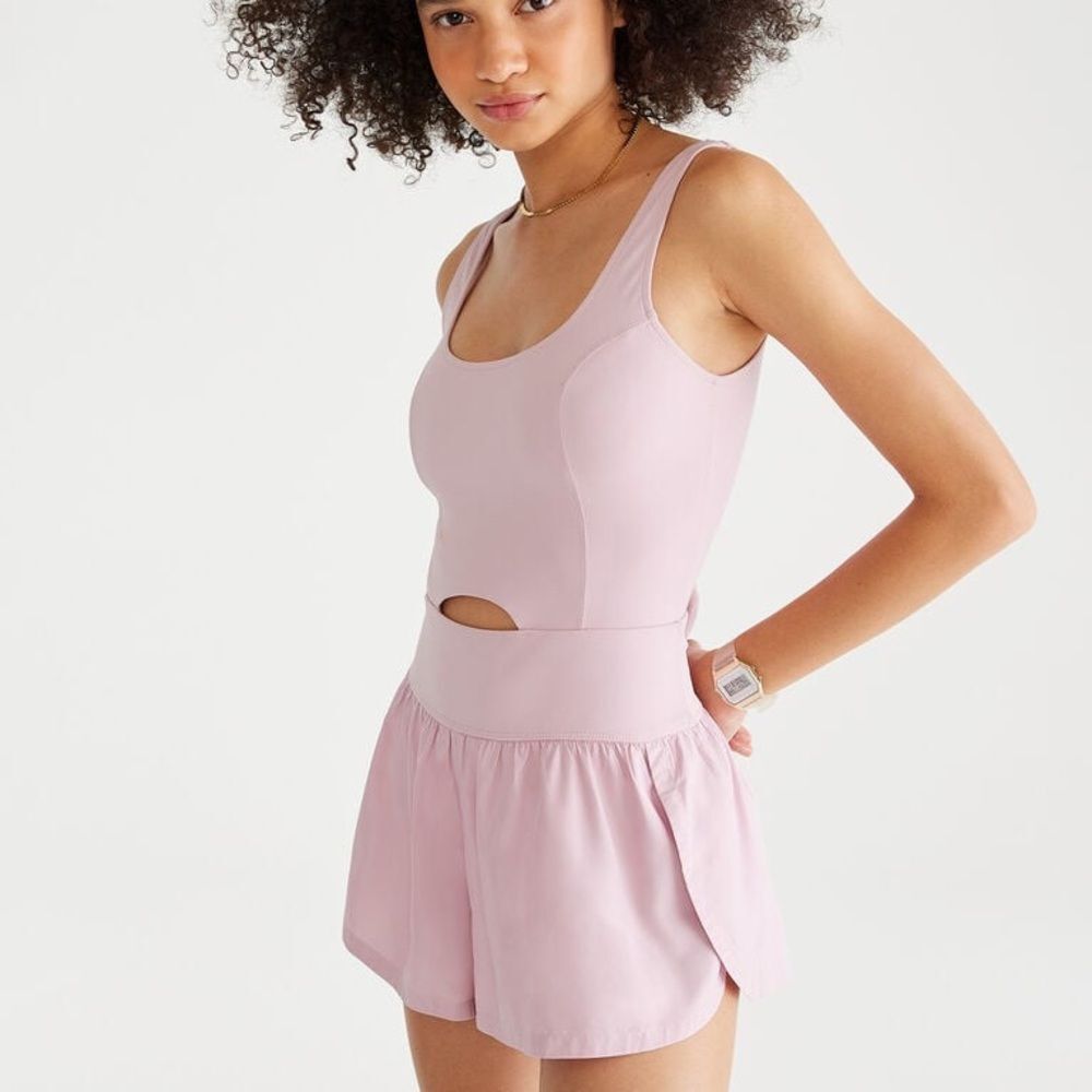 Aero Active Pink Skort Set Athletic Wear Womens Medium